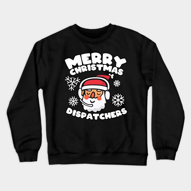 911 Dispatcher Christmas Xmas Crewneck Sweatshirt by TheBestHumorApparel